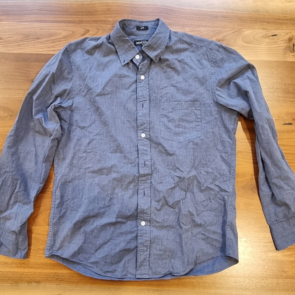 Men's J Crew Button Down Blue Shirt